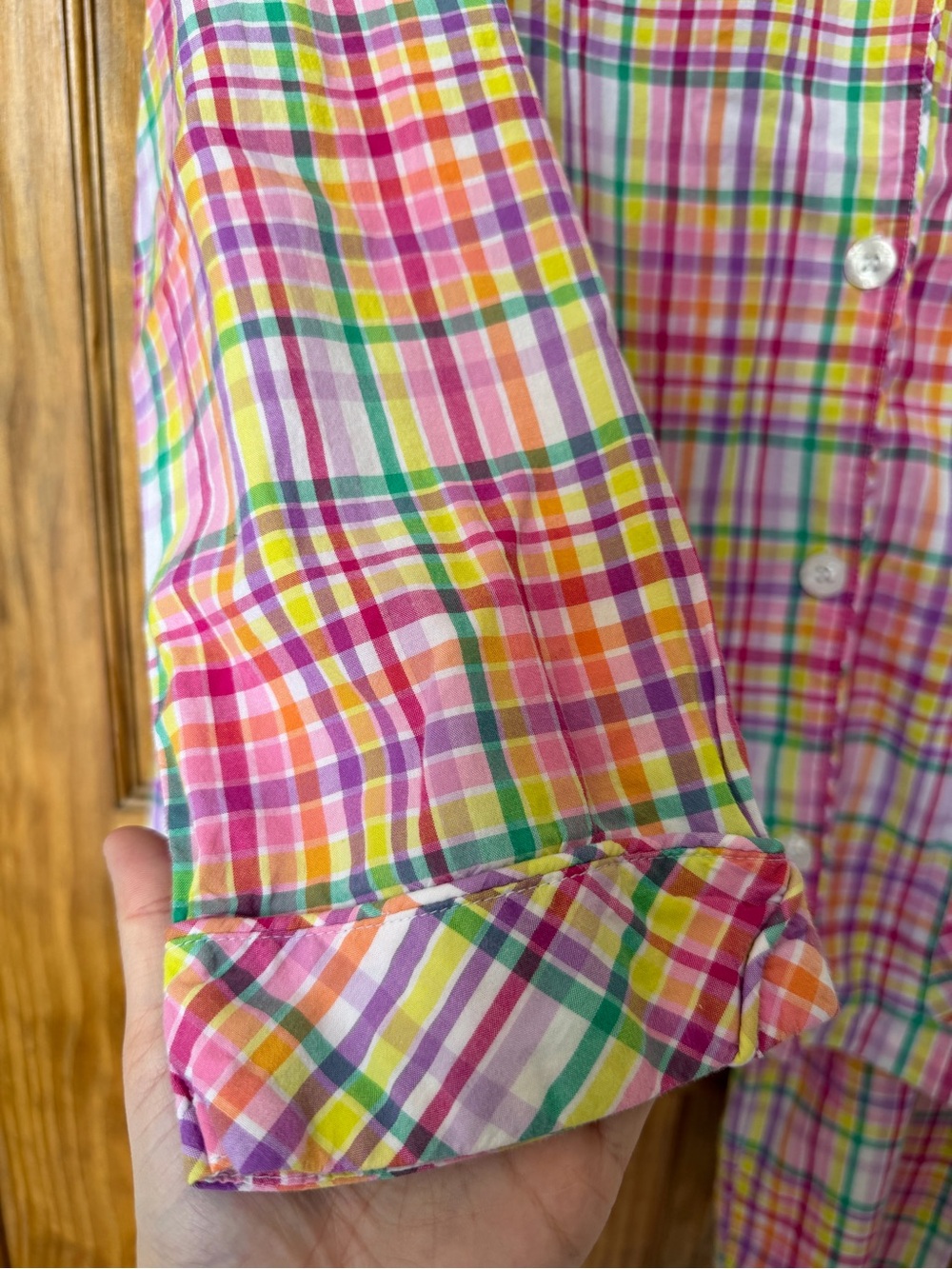 Victoria's Secret Women’s 100% Cotton Multicolor Plaid Pajama Set- Size M - Picture 5 of 8